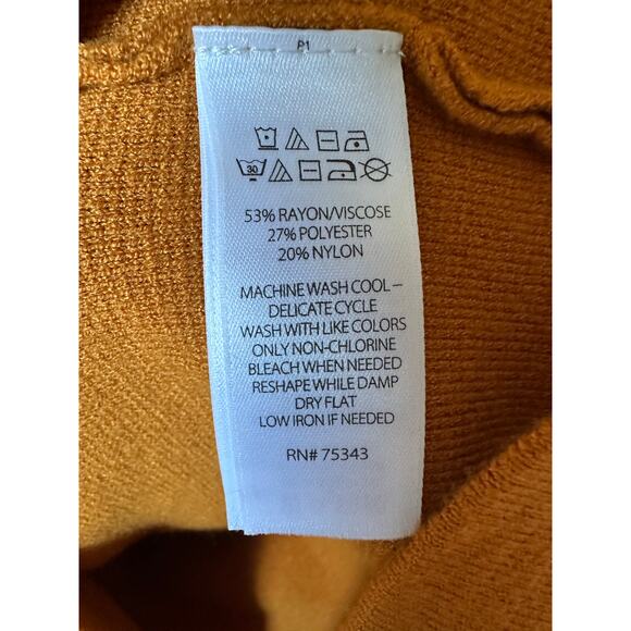 Willow Blossom Burnt Orange Button-Up Shacket Size M - Picture 5 of 6